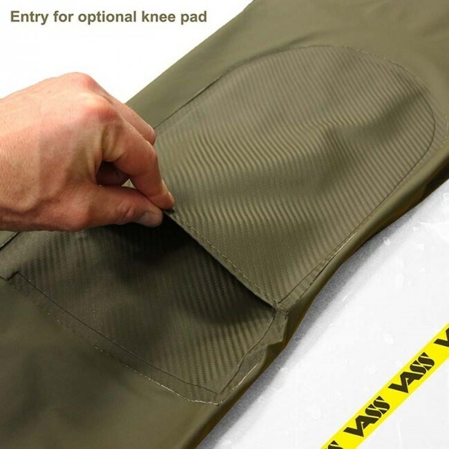 VASS Nepromokavé kalhoty s kšandami VASS-TEX 175 Khaki