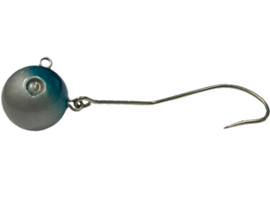 LK Baits jigová hlavička (magická koule) modrostříbrná s háčkem