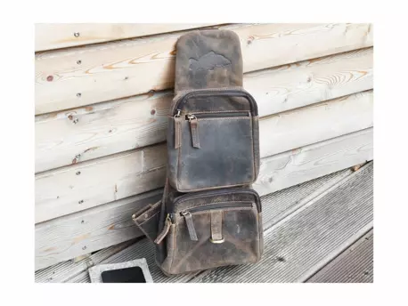 Kožený Pánský Crossbag Federico "Kapr"