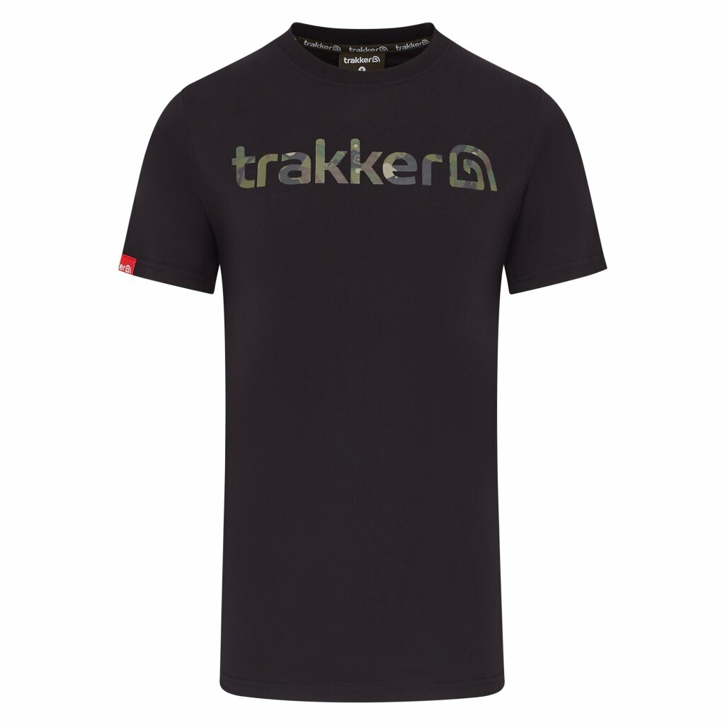 Trakker Products Trakker Tričko CR Logo T-shirt Black Camo