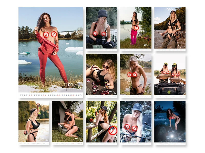 DELPHIN Kalendář HOT CATCH 2024