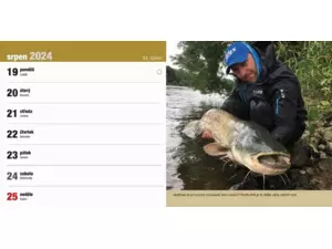 Stolní rybářský kalendář na rok 2024 VÝPRODEJ