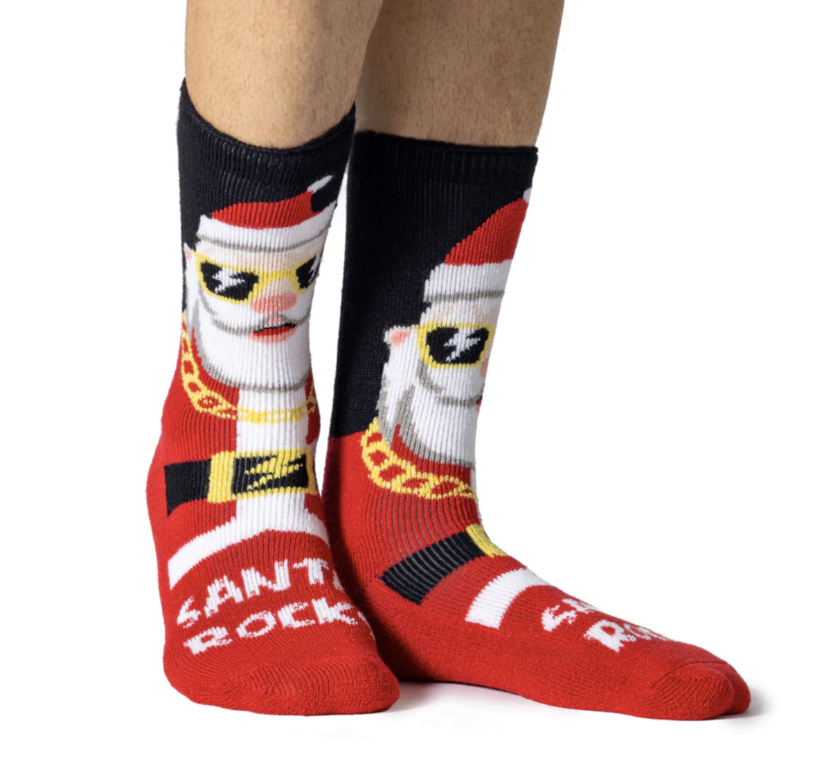 HEAT HOLDERS Ponožky PÁNSKÉ Vánoční Lite - SANTA
