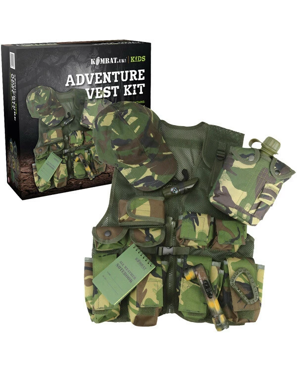 KOMBAT Set JUNIOR dětský ADVENTURE VEST KIT DPM