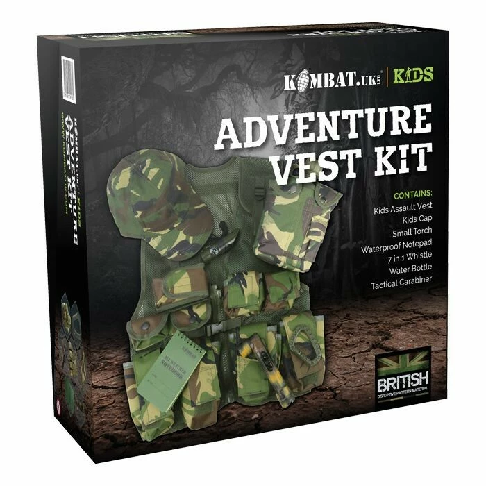 KOMBAT Set JUNIOR dětský ADVENTURE VEST KIT DPM