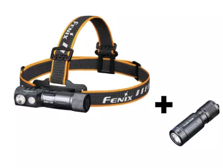 FENIX Nabíjecí čelovka HM71R + Fenix E02R