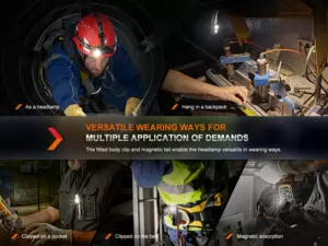 FENIX Nabíjecí čelovka HM71R + Fenix E02R