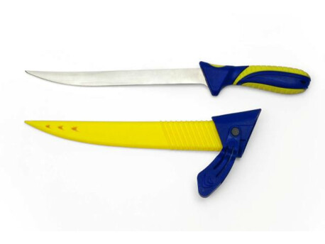 Albastar Nůž filetovací Žluto modrý AKCE