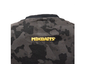 Mikbaits oblečení - Tričko Mikbaits Black camou XXL