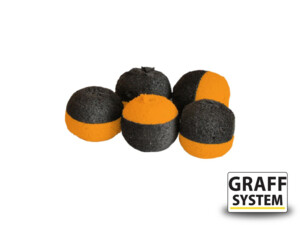 Graff Zig-Rig Plovoucí kuličky 13mm Černá/Oranžová