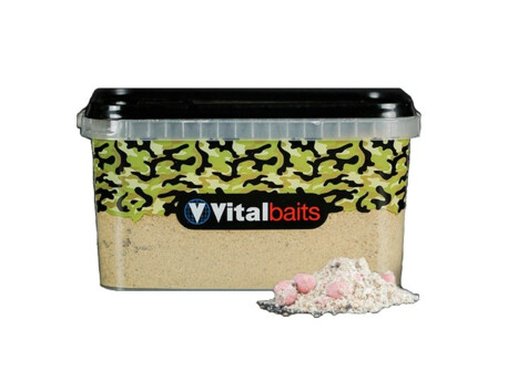 Vitalbaits Vnadící směs Strawberry Nutty Bucket 3kg