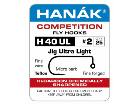 HANÁK Competition muškařský háček H 40 UL Jig Ultra Light