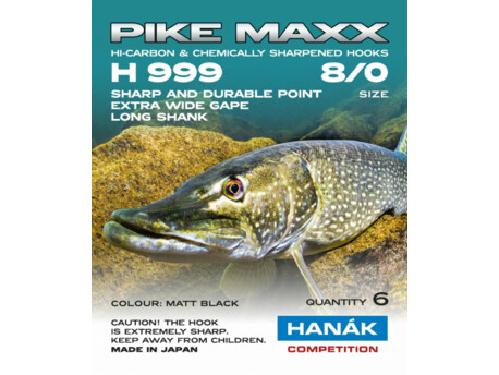 HANÁK Muškařský háček H999 Pike Maxx