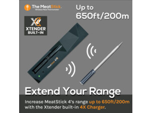 The Meatstick Bezdrátový teploměr 4X PM871EX/200m Bluetooth