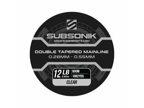 Sonik Vlasec Subsonik Double Tapered Main Line Clear 990m 0,33-0,60mm 16lb