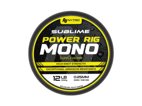 Nytro Vlasec Sublime Power Rig Mono 100m 0,11mm 0,99kg