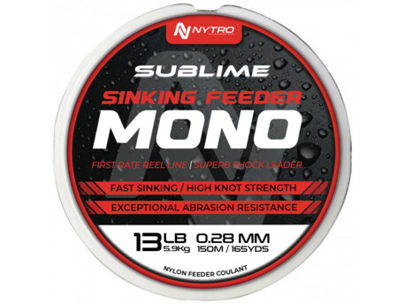Nytro Vlasec Sublime Sinking Feeder Mono 150m 0,23mm 2,7kg