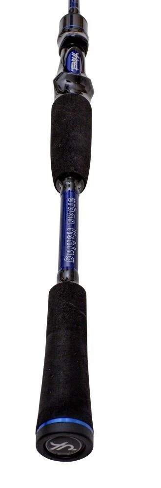 Quantum 4Street Purple Haze S Spinhengel – 2,38 M – 7,5-39,5 G Werpgewicht – 2-delig – Streetfishing – Zwart-blauw