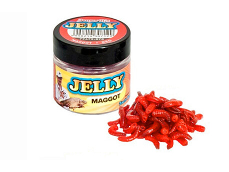 Benzar Mix Gumová nástraha Jelly Baits Maggot Červené