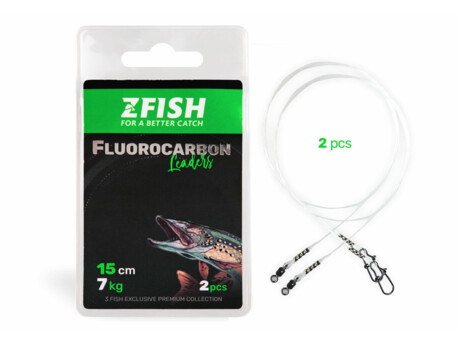 ZFISH Lanko Fluorocarbon Leader - 2ks