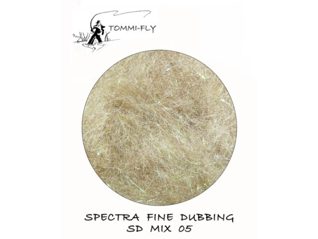 Tommi-fly SPECTRA DUBBING MIX - světle hnědý