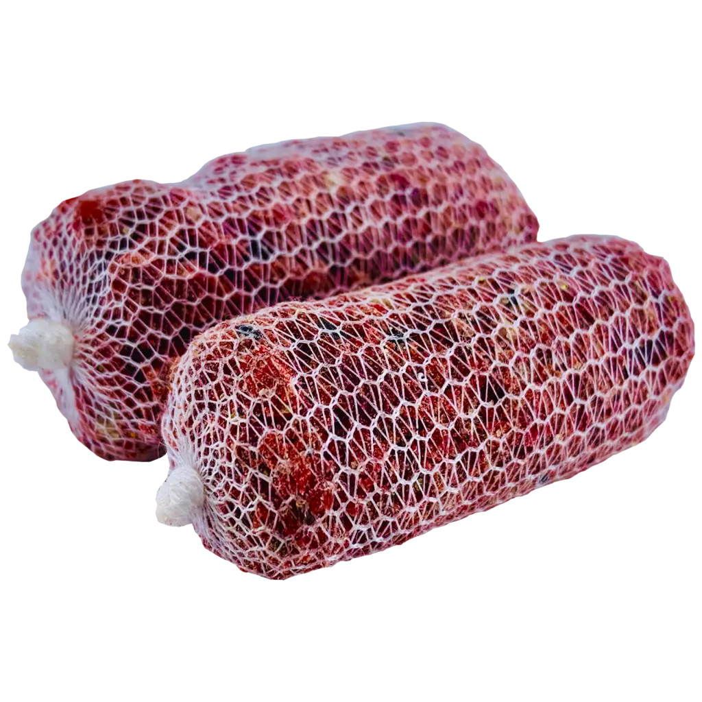 LK Baits PVA Crushed Boilies Wild Strawberry 25x50mm 10ks