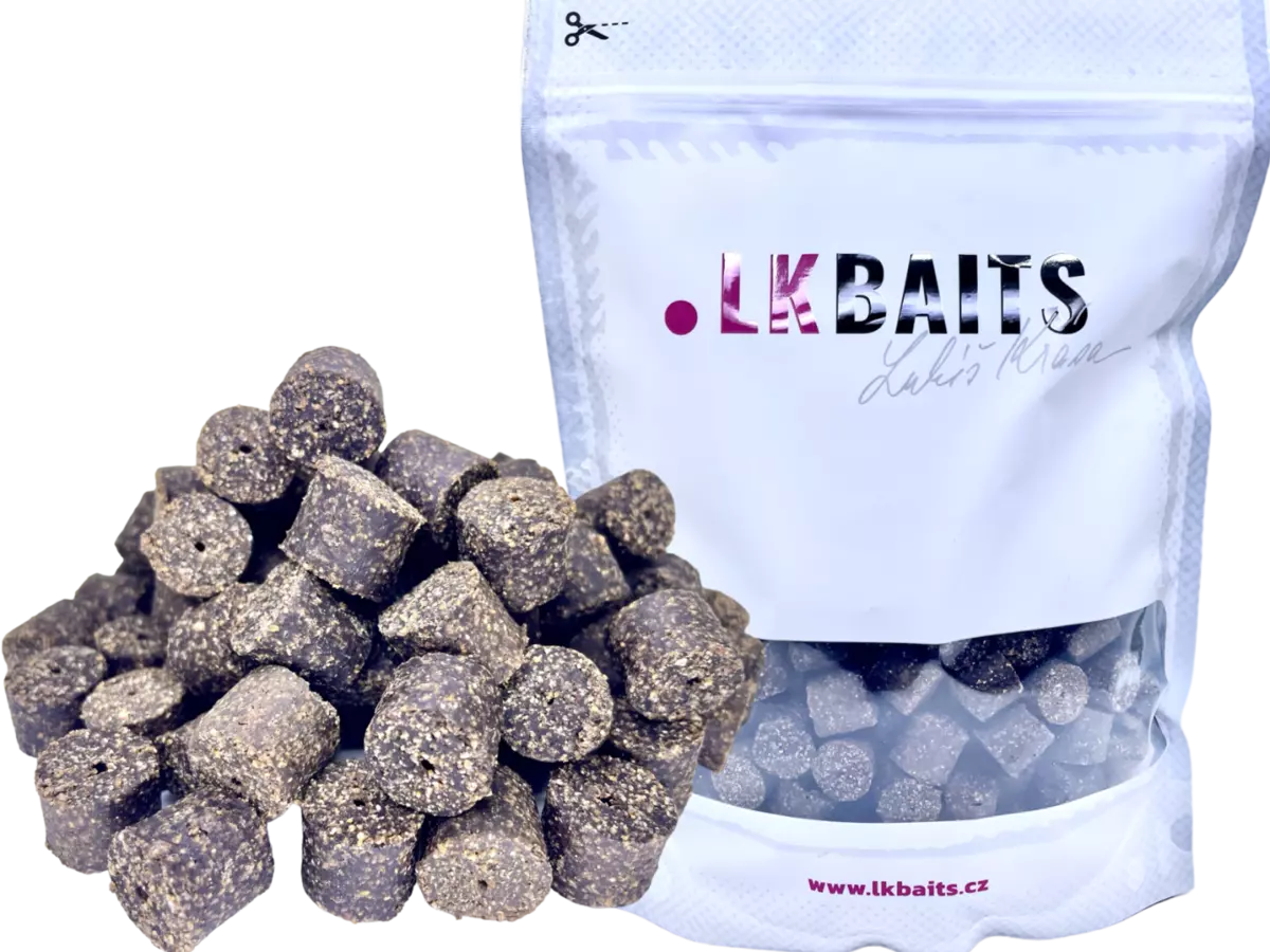LK Baits Játrové Pelety krmné KAPR/SUMEC/JESETER 20mm, 1kg