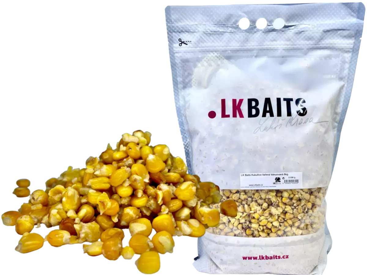 LK Baits Kukuřice vařená Natur 5kg