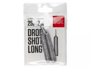 Lucky John olověná zátěž Drop Shot Long 25g 2ks
