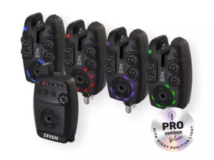 ZFISH Sada Hlásičů Bite Alarm Set Zx8 PRO 4+1