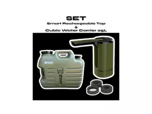Set Automatická Pumpa Smart Rechargeable Tap + Kanystr Cubic Water Carrier 25 l