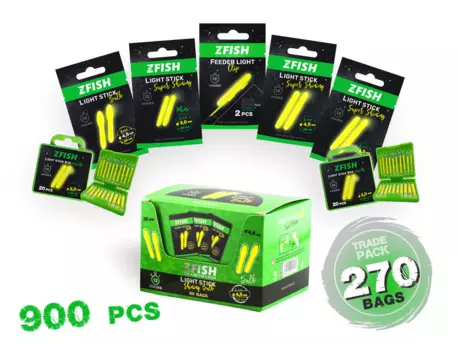 ZFISH Trade Pack Chemická Světla 270ks