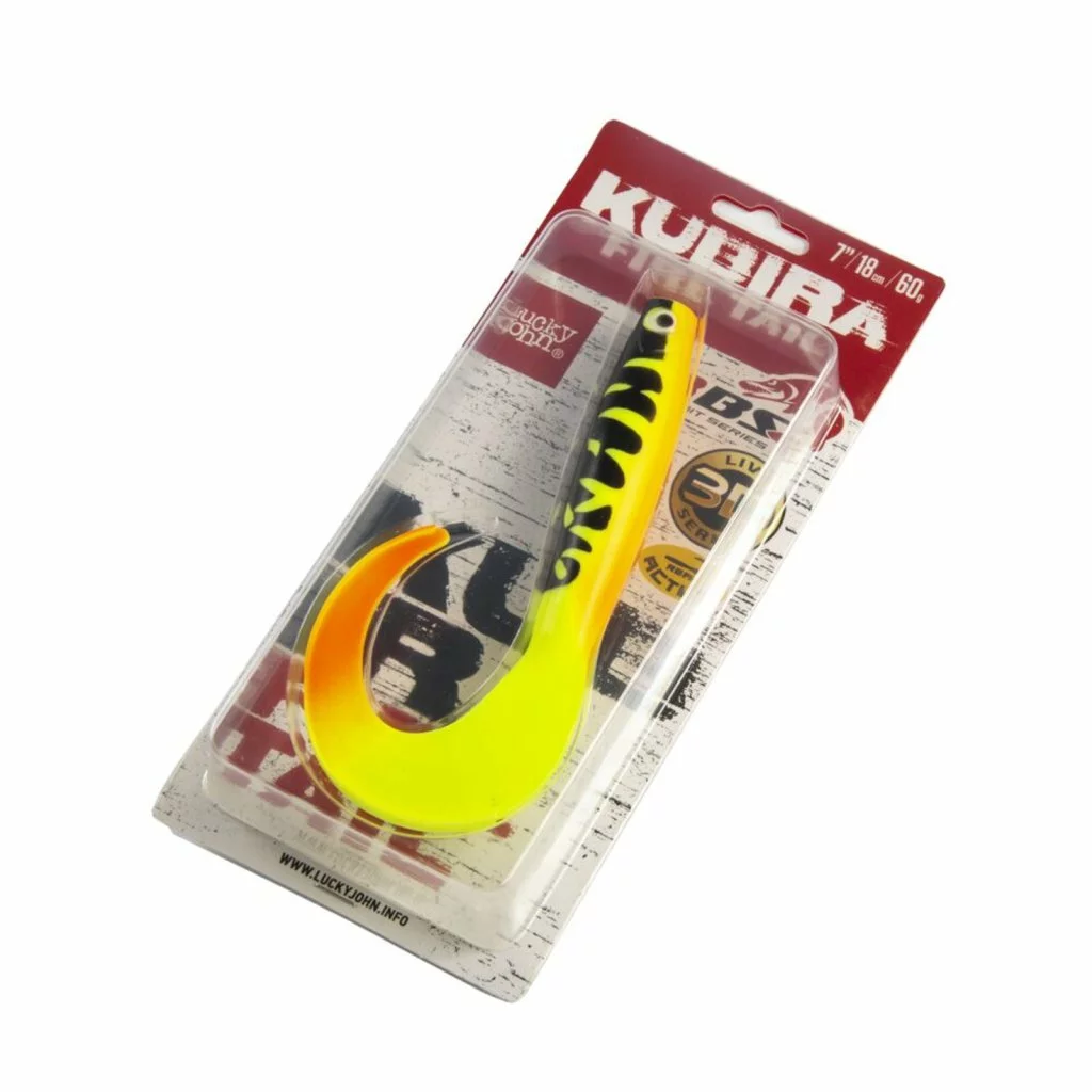 Lucky John 3D Kubira Fire Tail 7" 18cm 60g barva PG18