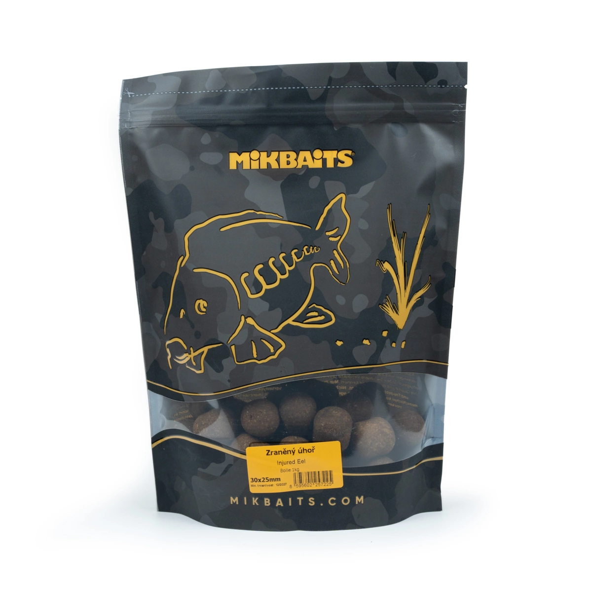 MIKBAITS Catfish sumec řada - Zraněný úhoř 30x25mm boilie 1kg