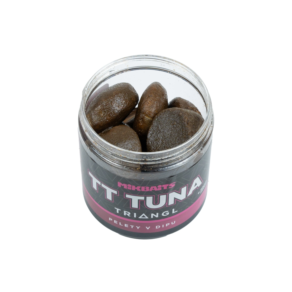 MIKBAITS Pelety v dipu 250ml - TT Tuna Triangl 30mm