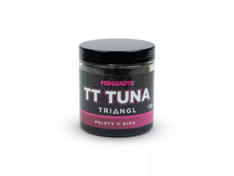 MIKBAITS Pelety v dipu 250ml - TT Tuna Triangl 30mm
