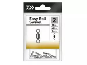 Daiwa Obratlík Easy Roll Swivel Velikost 2 43kg 8ks