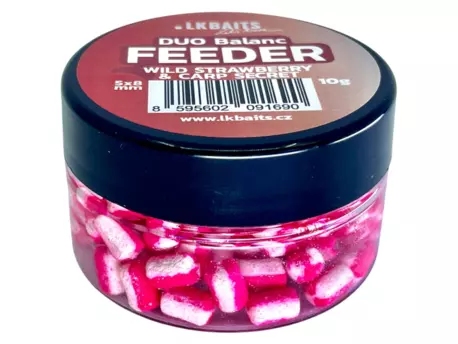 LK Baits Balanc Duo Feeder Wild Strawberry & Carp Secret, 5x8mm,10g