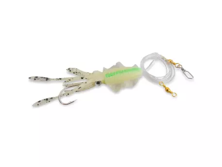 SAENGER Aquantic návazec Octopus Leader Rig Chartreuse Luminous