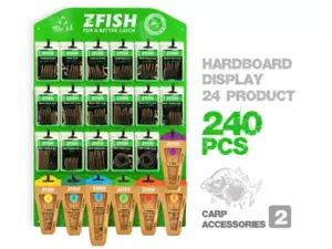 ZFISH Akční Set Kaprové Bižuterie 2+ Prodejní Tablo Zdarma!