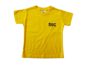 DOC FISHING triko dětské - žlutá