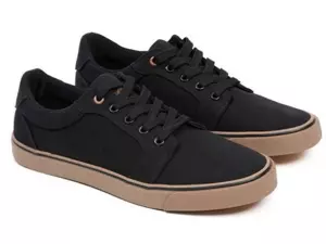 FOX Boty Black Canvas Shoe