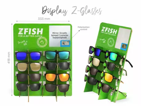 ZFISH AKČNÍ SET BRÝLÍ 16Ks+ PRODEJNÍ STOJÁNEK ZDARMA!