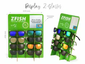 ZFISH AKČNÍ SET BRÝLÍ 16Ks+ PRODEJNÍ STOJÁNEK ZDARMA!