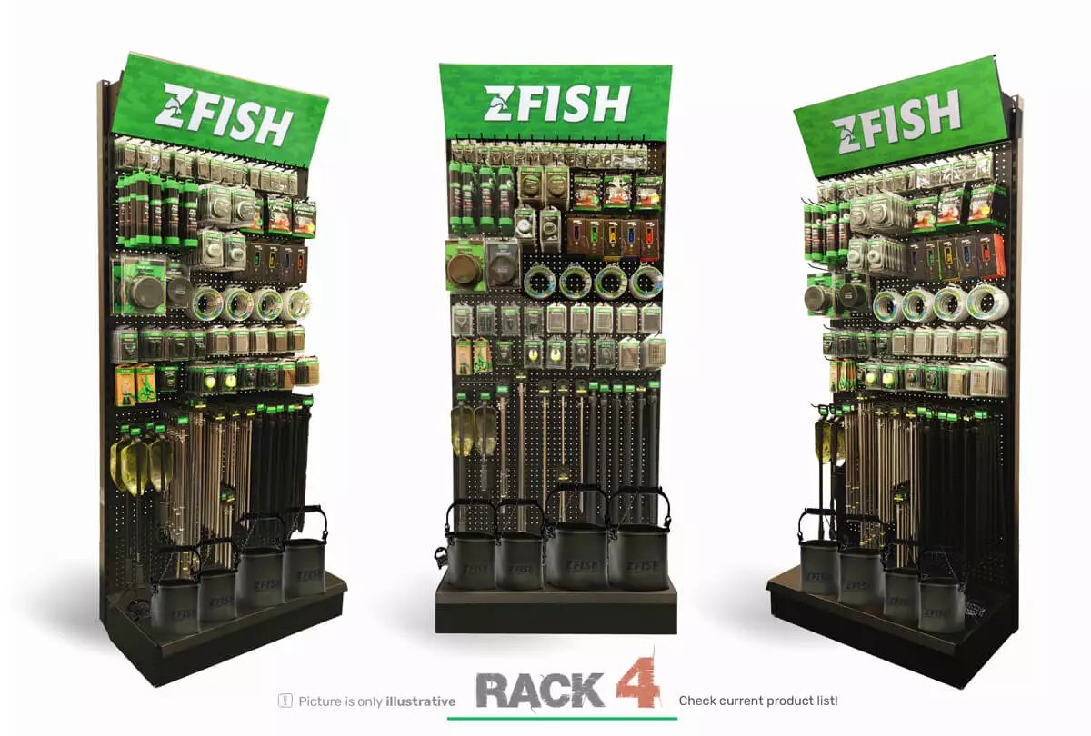 ZFISH Akční Set Produktů 4+ Prodejní Regál Zdarma!