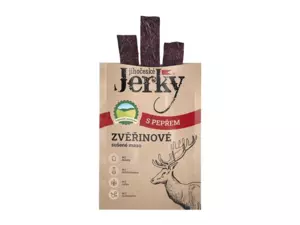 Jihočeské Jerky Zvěřinové s pepřem 20g
