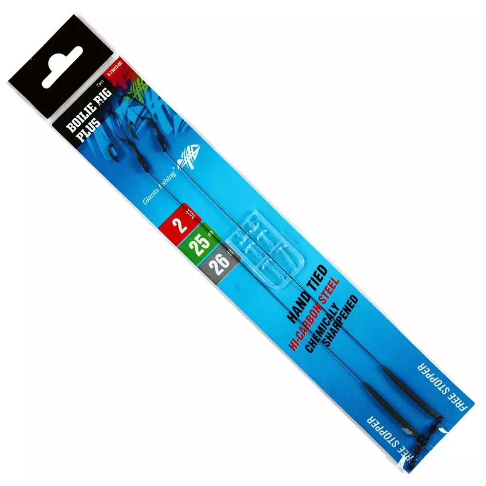Giants fishing Kaprový návazec Boilie Rig Plus Barbless 25lb