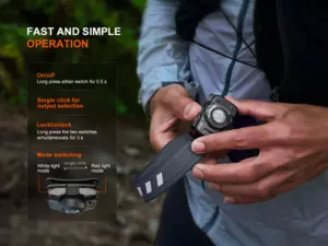 Fenix Nabíjecí čelovka HL12R V2.0 Černá