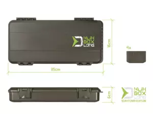 Organizér Delphin KlikBOX Long SCRATCHED EDITION