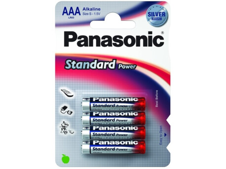 Panasonic LR03SPS/4BP Standard Power Silver